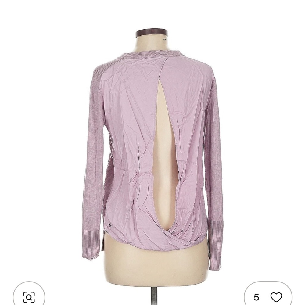Lululemon Lavender Knit Top - Picture 6 of 6
